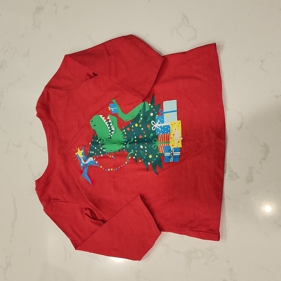Cat & Jack Other - Gently Used Like New Boys Christmas Shirt